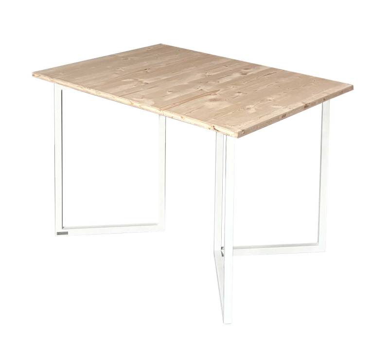 Louer une table Tribo blanche et plateau bois éco-responsable en région parisienne