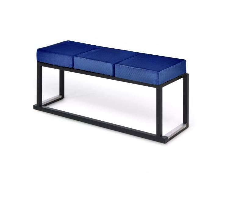 Location de banc kubo noir et bleu en Ile de France et Paris