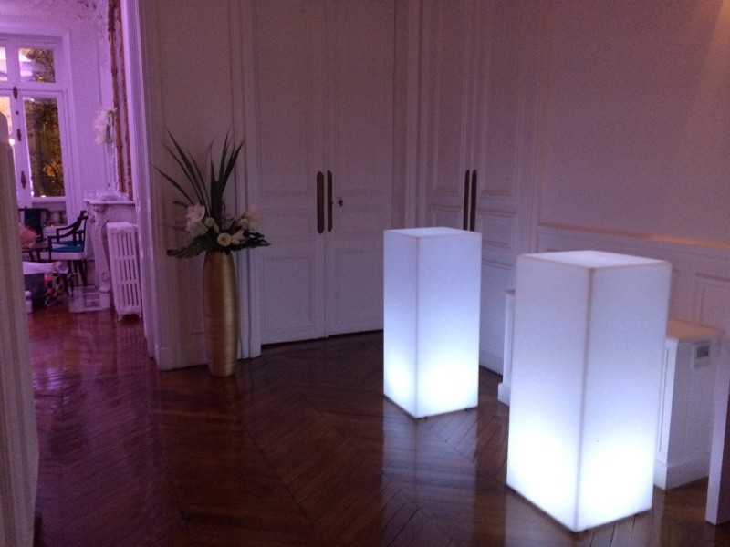 Location de présentoir lumineux à Paris