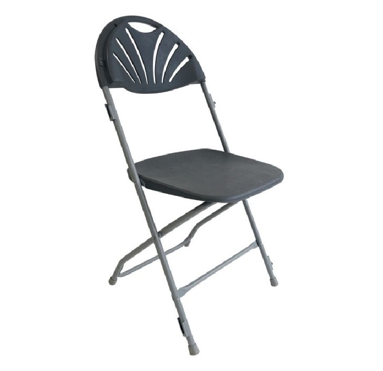 Location de chaise pliante grise pour conférence à Paris