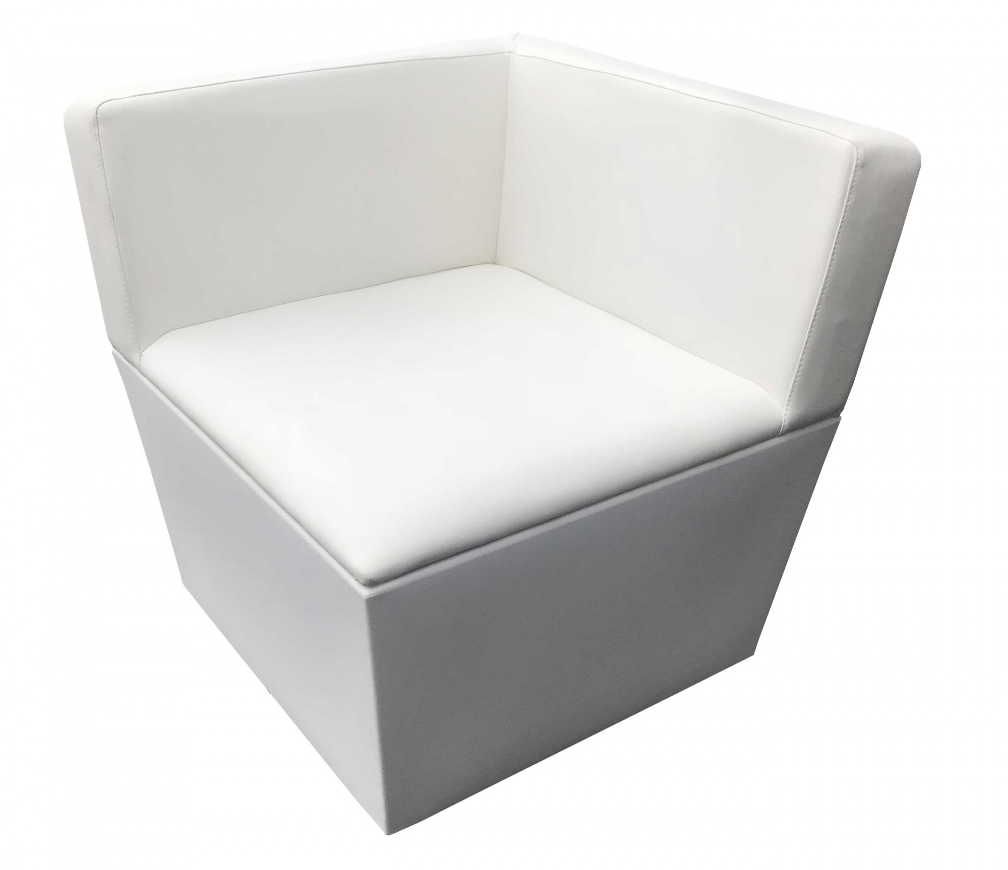 Location de canapé Conic d'angle blanc en Île de France