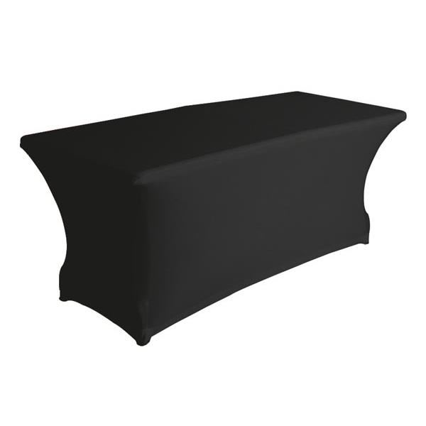 Location de Table rectangulaire avec housse lycra en Ile de France