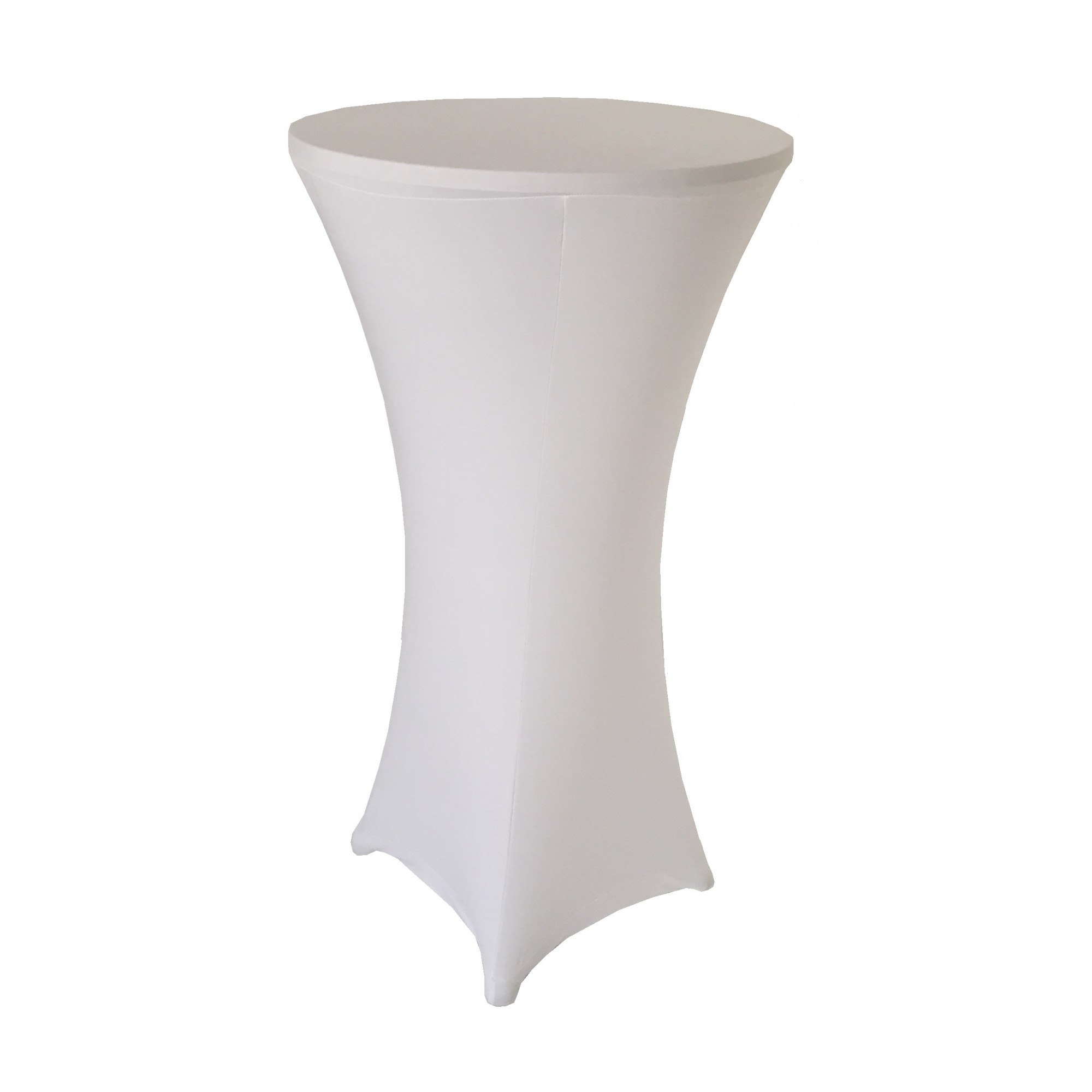 Location de mange debout lycra blanc en région parisienne et Picardie