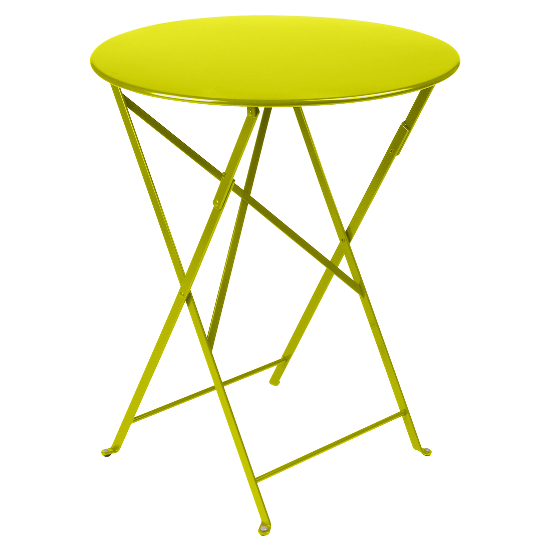 Location de table de jardin métal vers anis en Région Parisienne et Picardie
