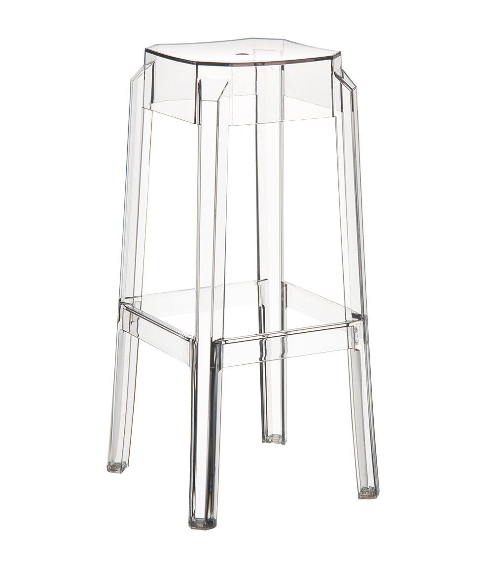 Location de tabouret Fox transparent en Ile de France