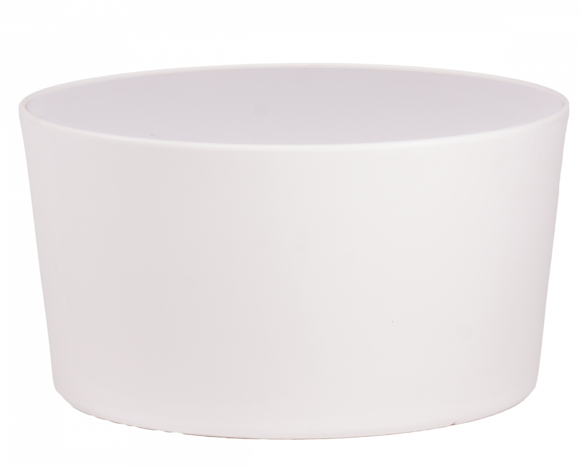 Table basse Conic ronde blanche à la location en Ile de France