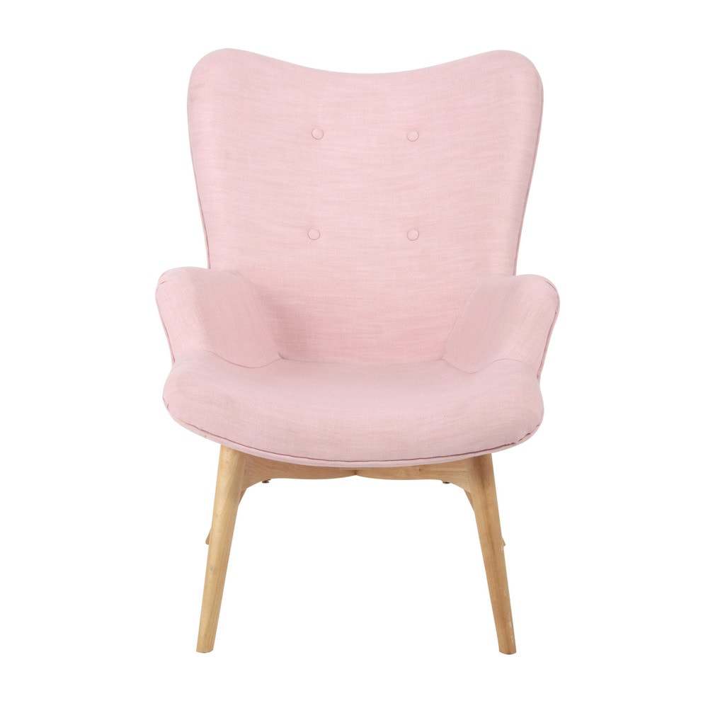 Location de fauteuil Rose Scandinave en Ile de France