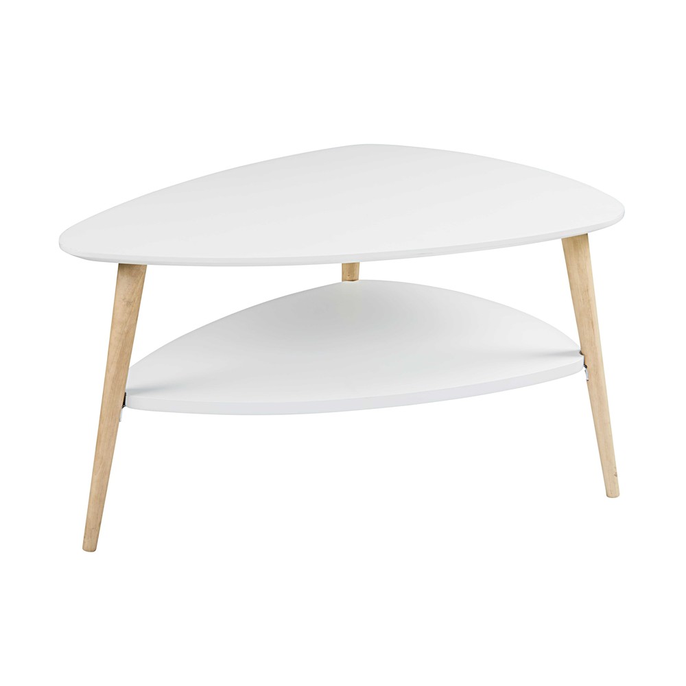 Location de table basse Scandinave Copenhague Blanche à Paris