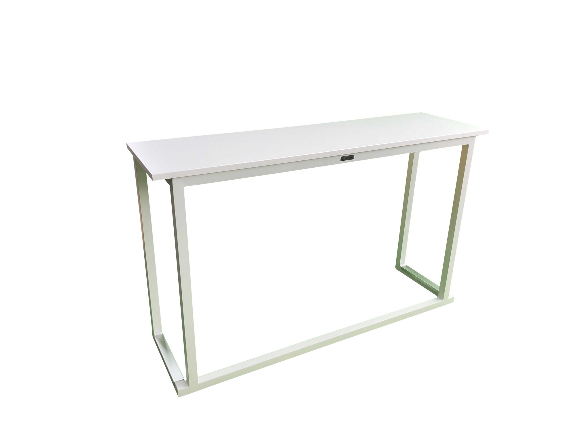 Location de présentoir et console design Blanche en Ile de France