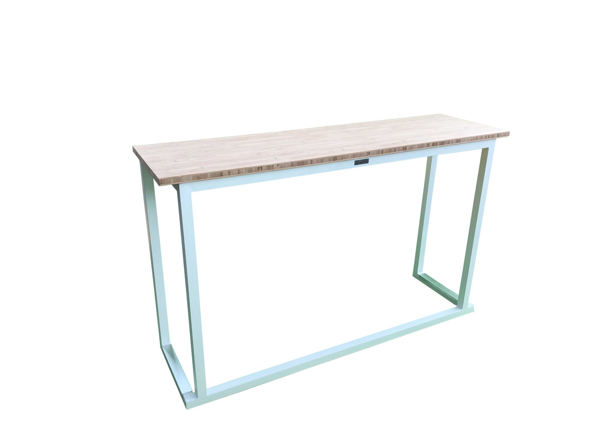 Location de console blanche et bambou pour stand d'exposition à Paris