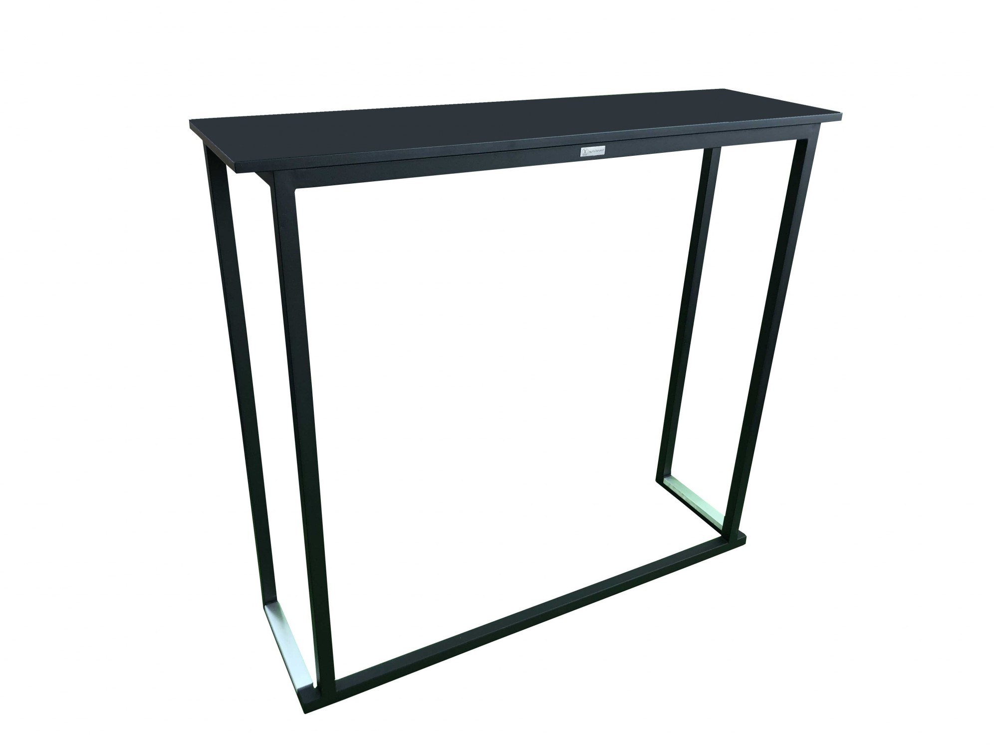 Console haute noire en location à Paris