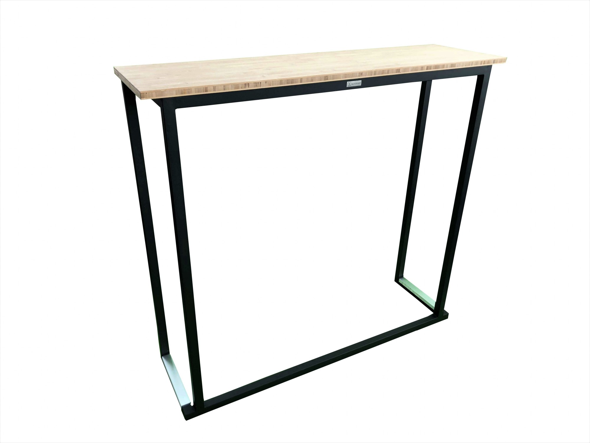 Table haute noire à louer en Ile de France et dans l'Oise