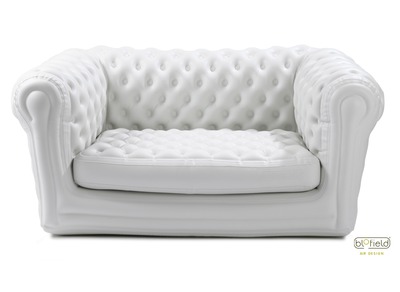 Location de canapé gonflable Bloefield blanc à Paris et dans le Val d'Oise