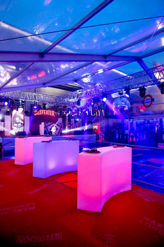 Location de Bar lumineux Slide en Ile de France et en Picardie