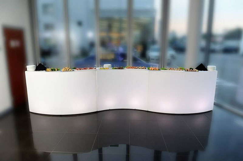 Location de buffet Snack Bar Slide en Région parisienne et Picardie