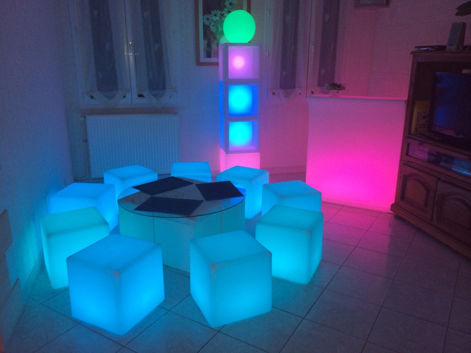 Louer cube lumineux dans l'Oise pour vos événements