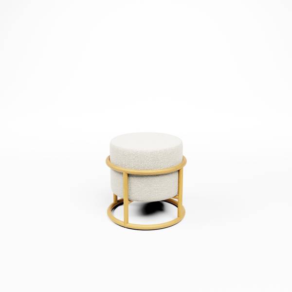 Location pouf Mundi Chêne clair tissu beige dans le 75