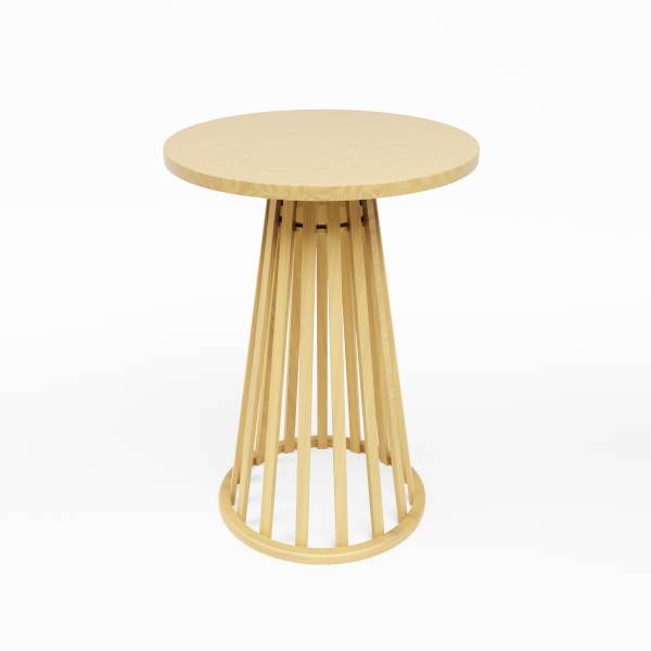 Location table haute Mundi en bois pour réception dans le 77