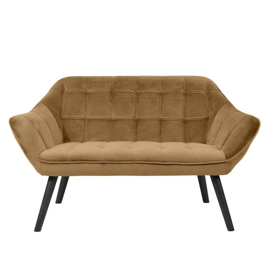 Louer des canapés 2 places en velours marron pour une réception à Paris