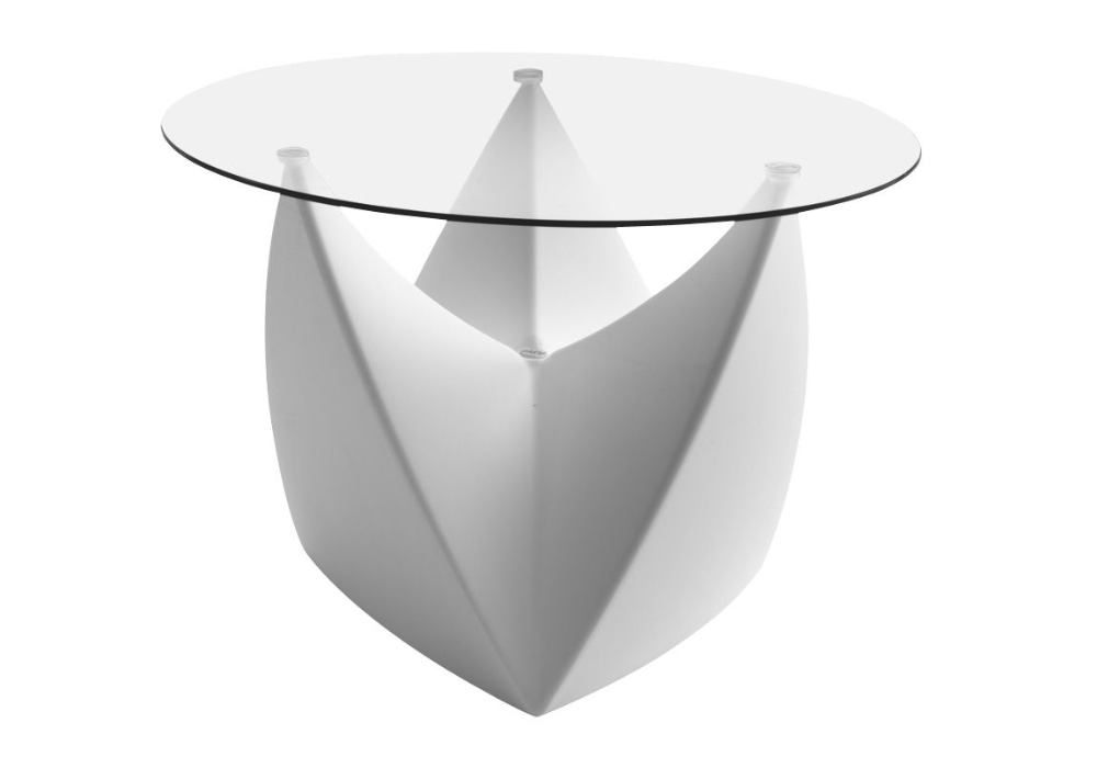 Location de table basse Mr LEM blanche pour événement à Paris