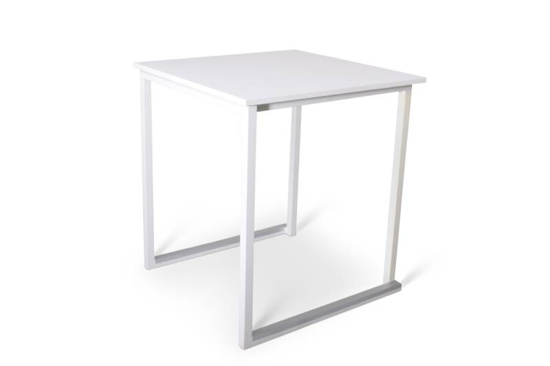 Louer une table Kubo blanche avec plateau blanc en région parisienne