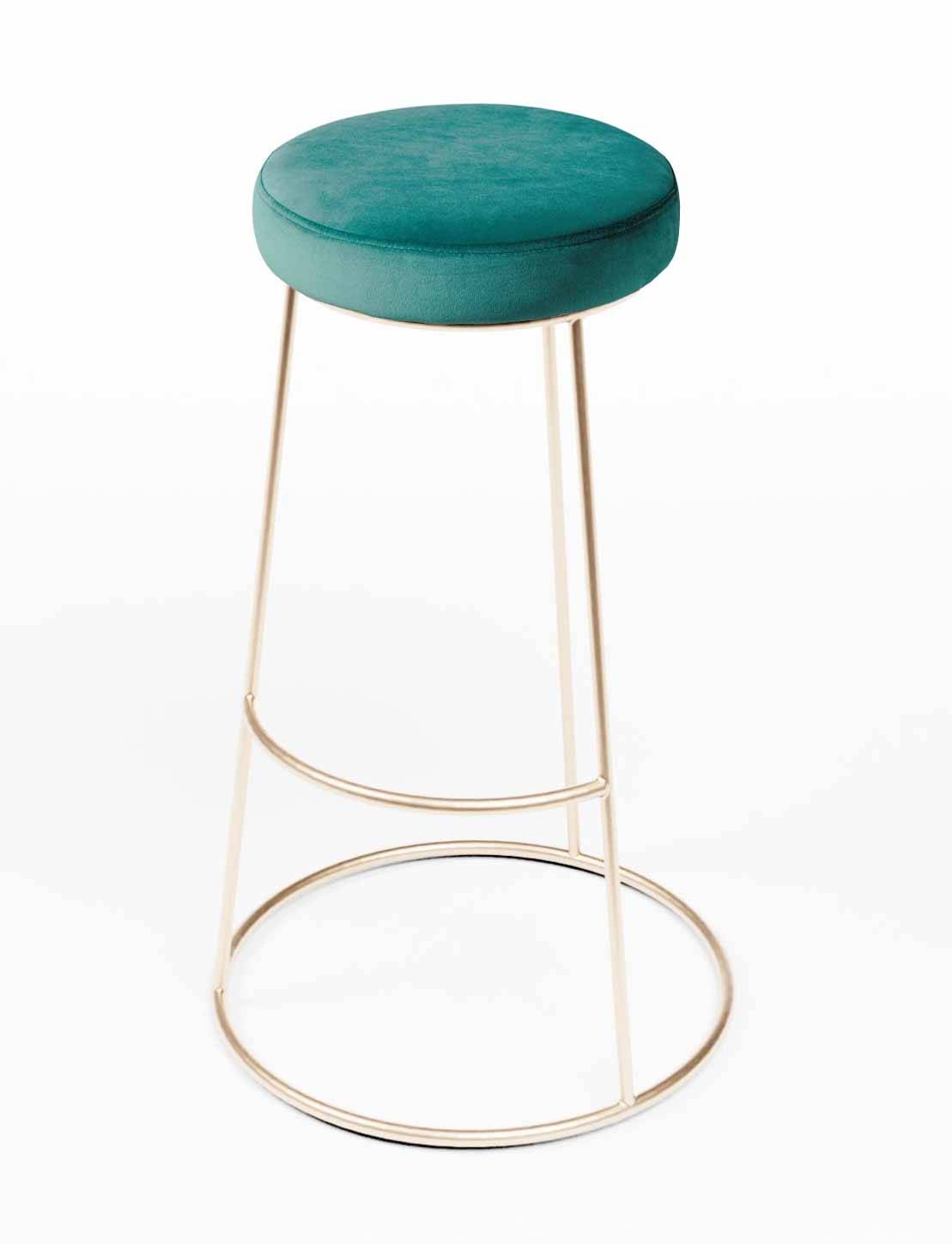 Tabouret vert disponible à la location à prix abordable pour soirée privée à Paris 75