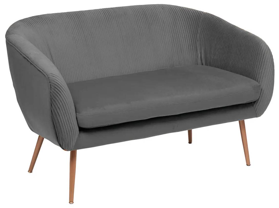 Louer un canapé Amélie en velours gris pour évènement professionnel dans le 75