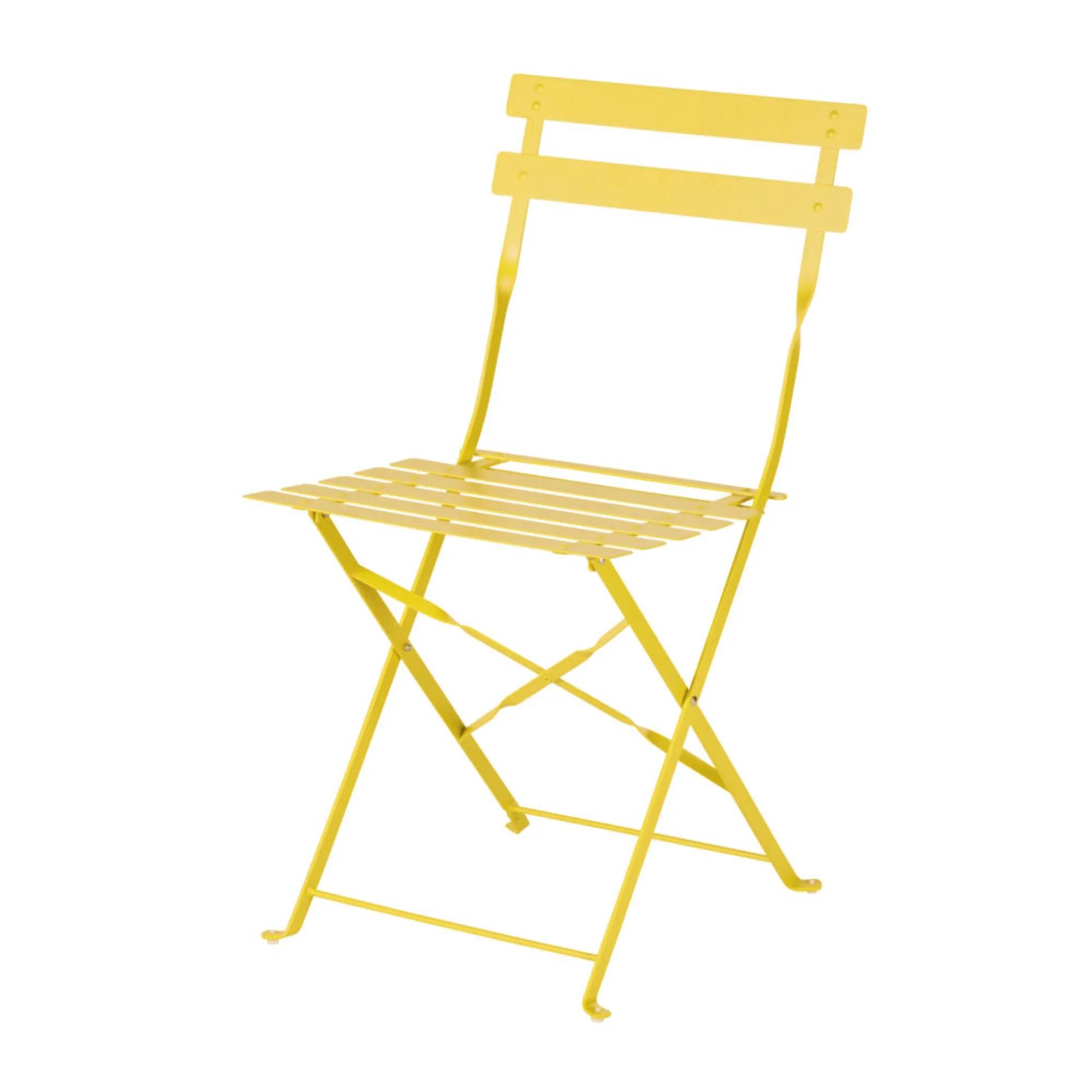 Location de chaise pliante bistro Jaune à Paris