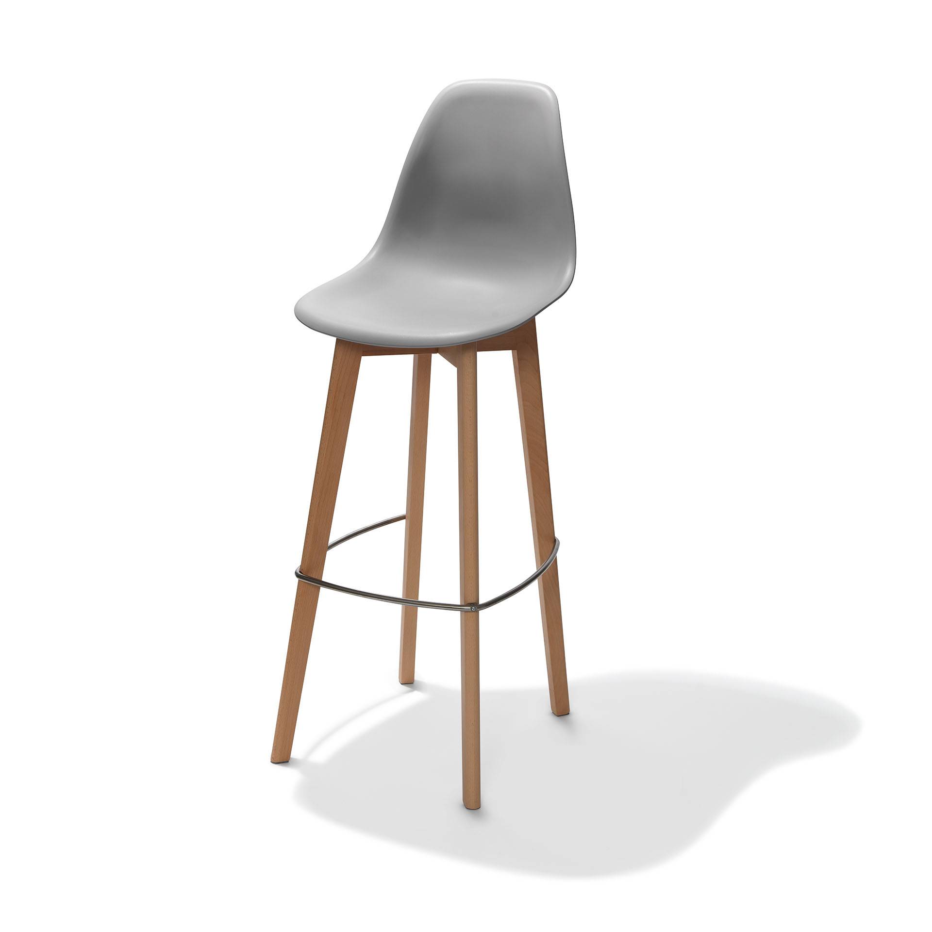 Location de Chaise Haute Scandinave Grise en Ile de France