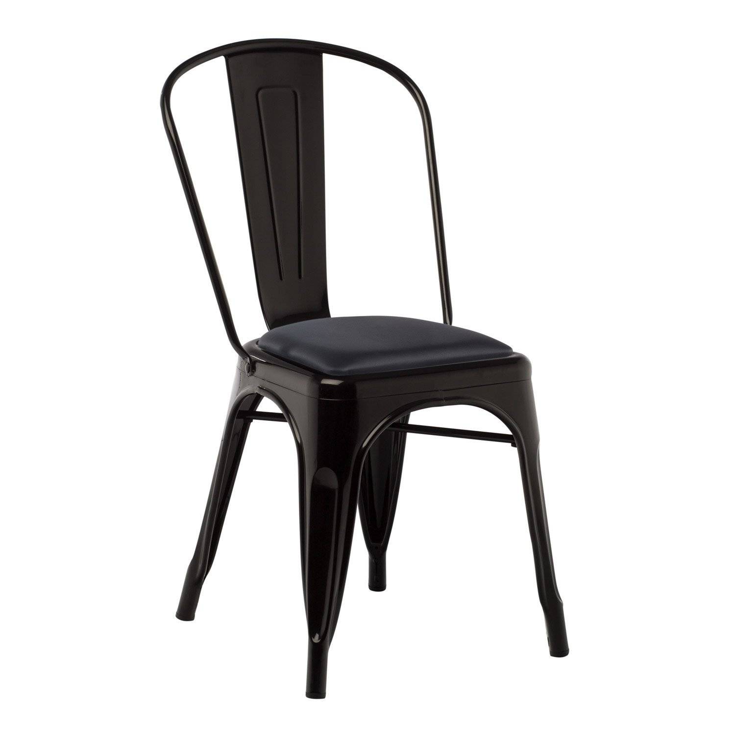 Location de coussins noirs pour chaise Tolix en Ile de France
