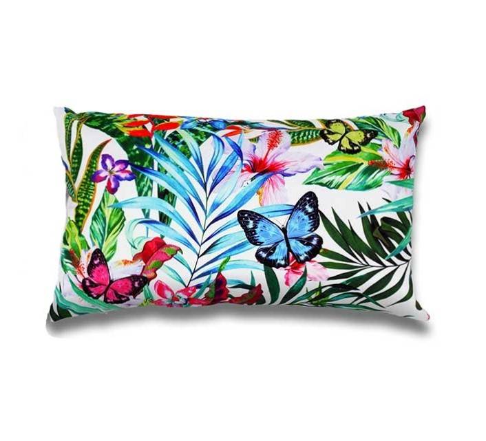Location de Coussin Motif jungle Papillon 30x50cm