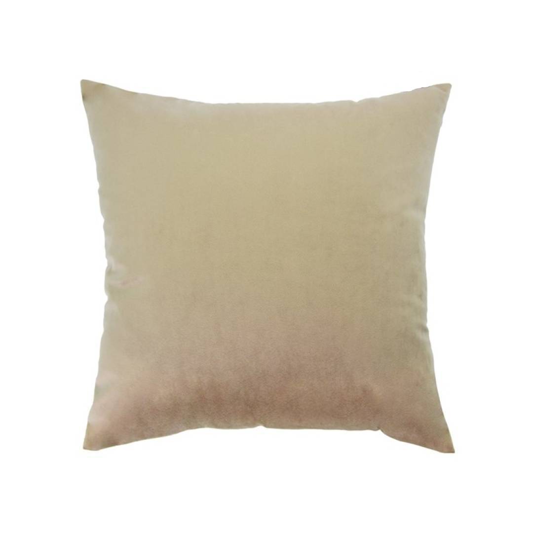 Location de Coussin Velours Taupe 40x40cm