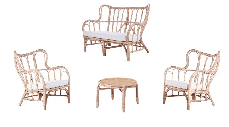 Louer du mobilier salon en rotin complet pour un évènement à Paris