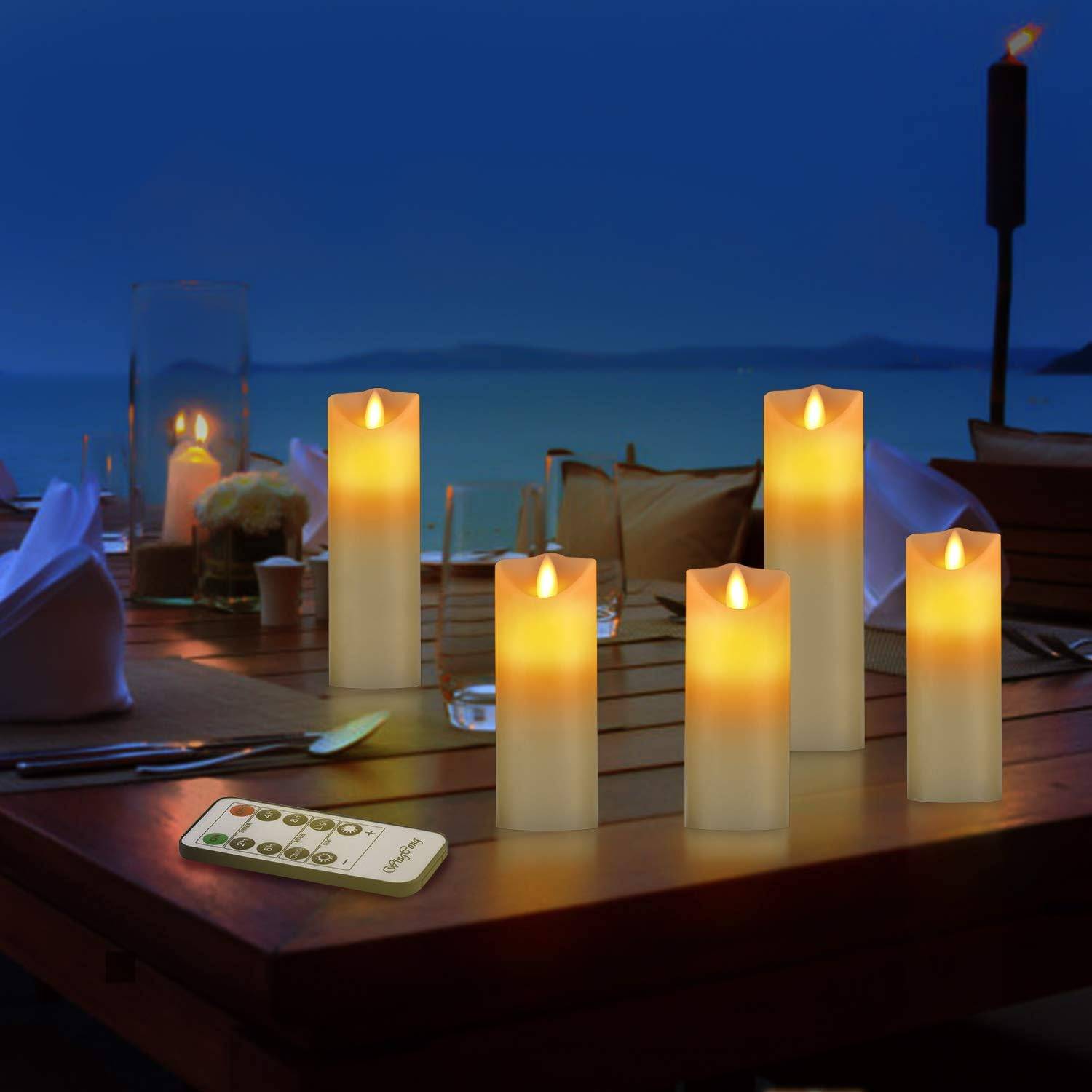 Location de Bougie Led ( lot de 5 )