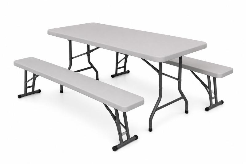 Louer pack table et 2 bancs pliants pour évènement en région parisienne