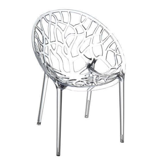 Location de Chaise design crystal  pour soirée privé à Paris 75