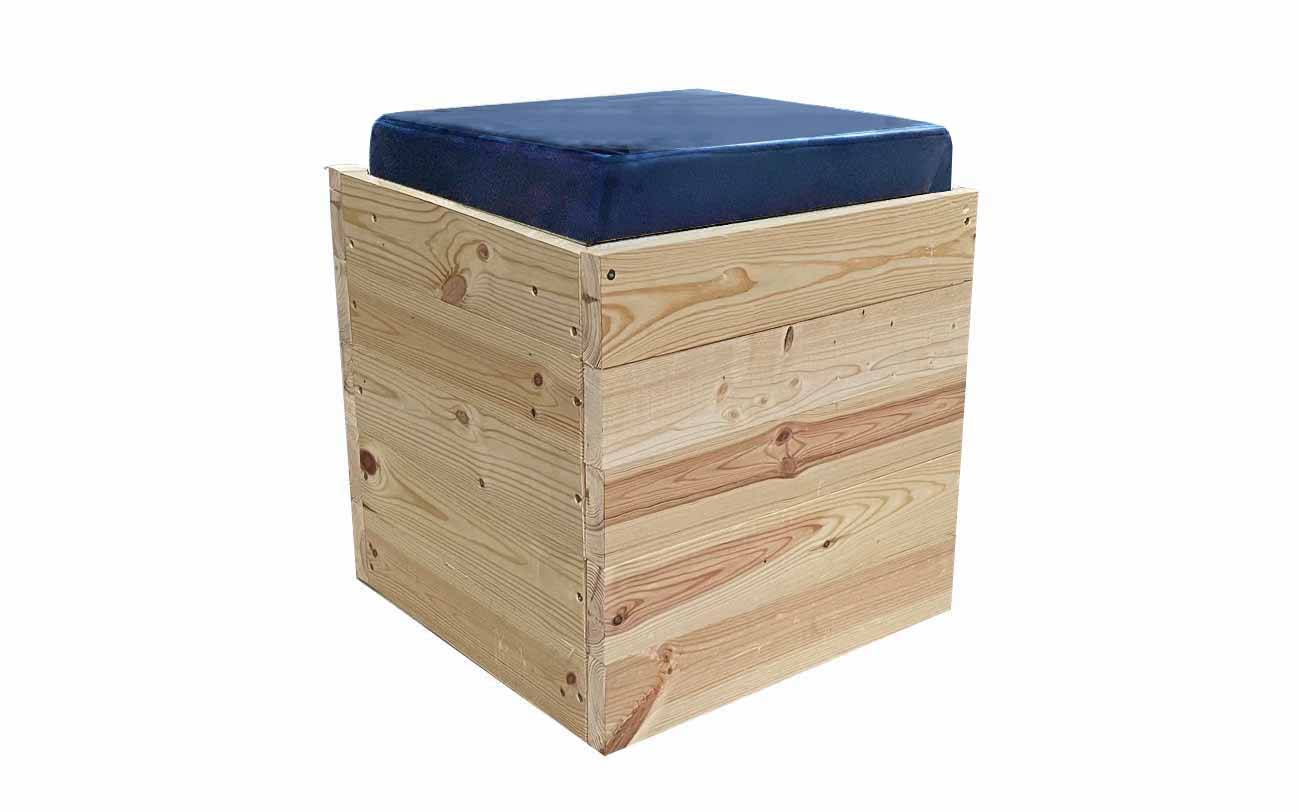 Poufs en bois éco-responsables à louer dans le Val-de-Marne