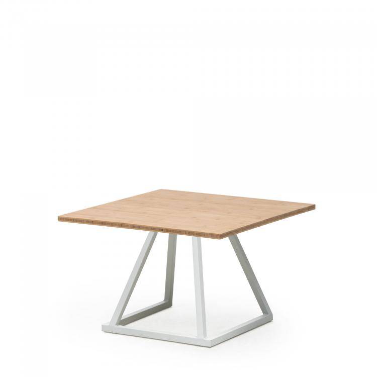 Location de table basse linea Blanche et bois à Paris
