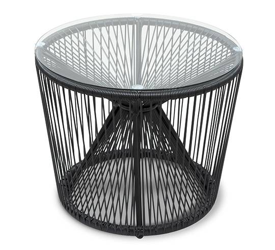 Location de table basse Acapulco noire en Ile de France