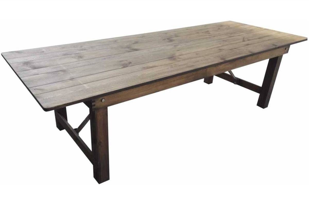 Location de table rectangulaire Champêtre Vintage en Ile de France