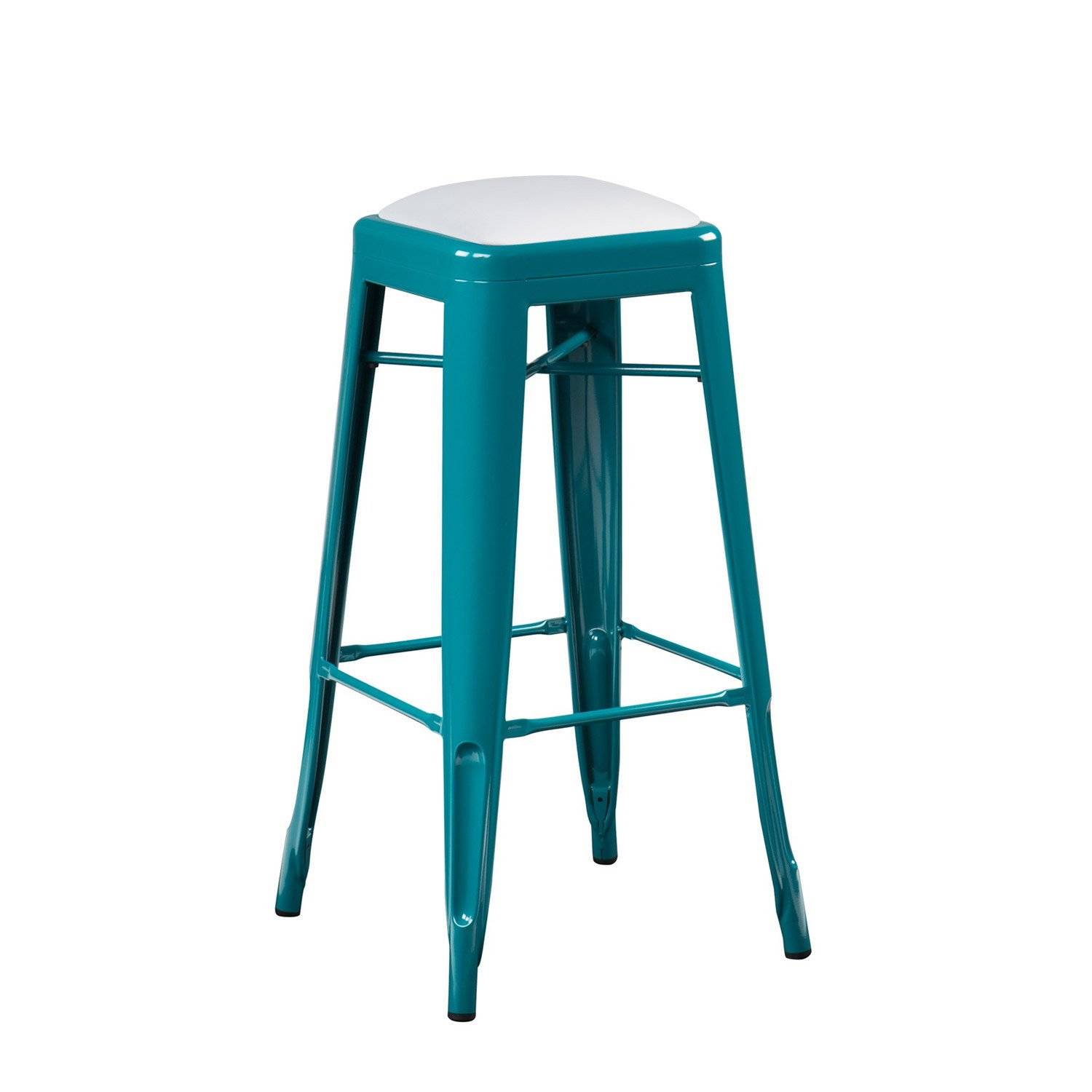 Louer des coussins blancs pour tabouret Tolix en Ile de France