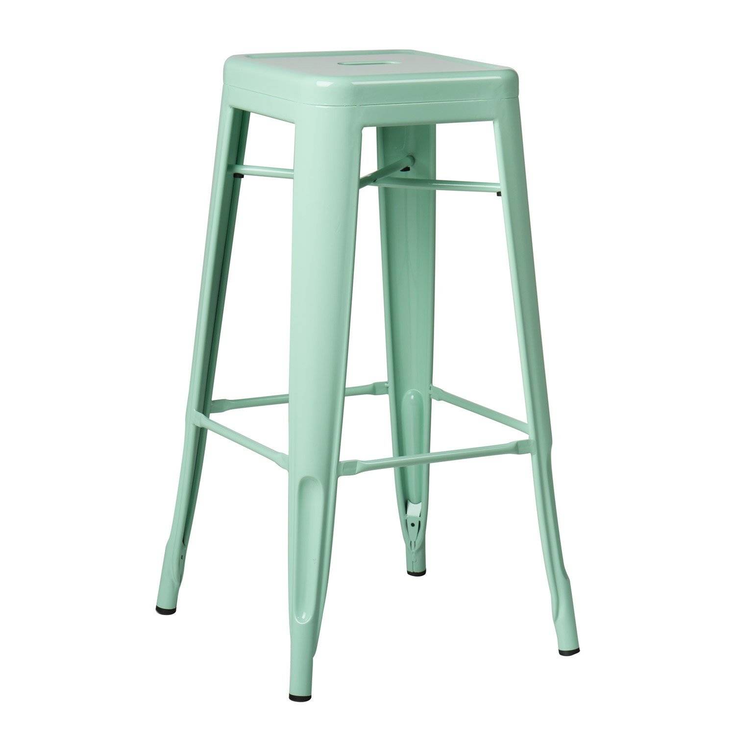 Louer des tabourets vert menthe dans le 75