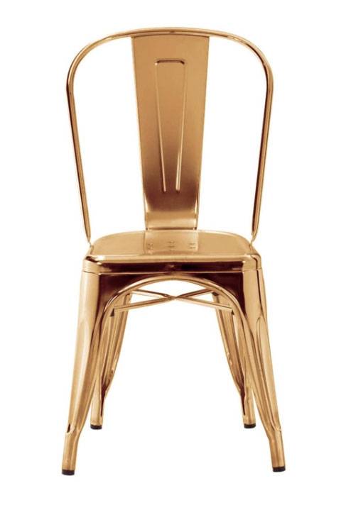 Louer des chaises Tolix dorées pour une réception à Paris dans le 75