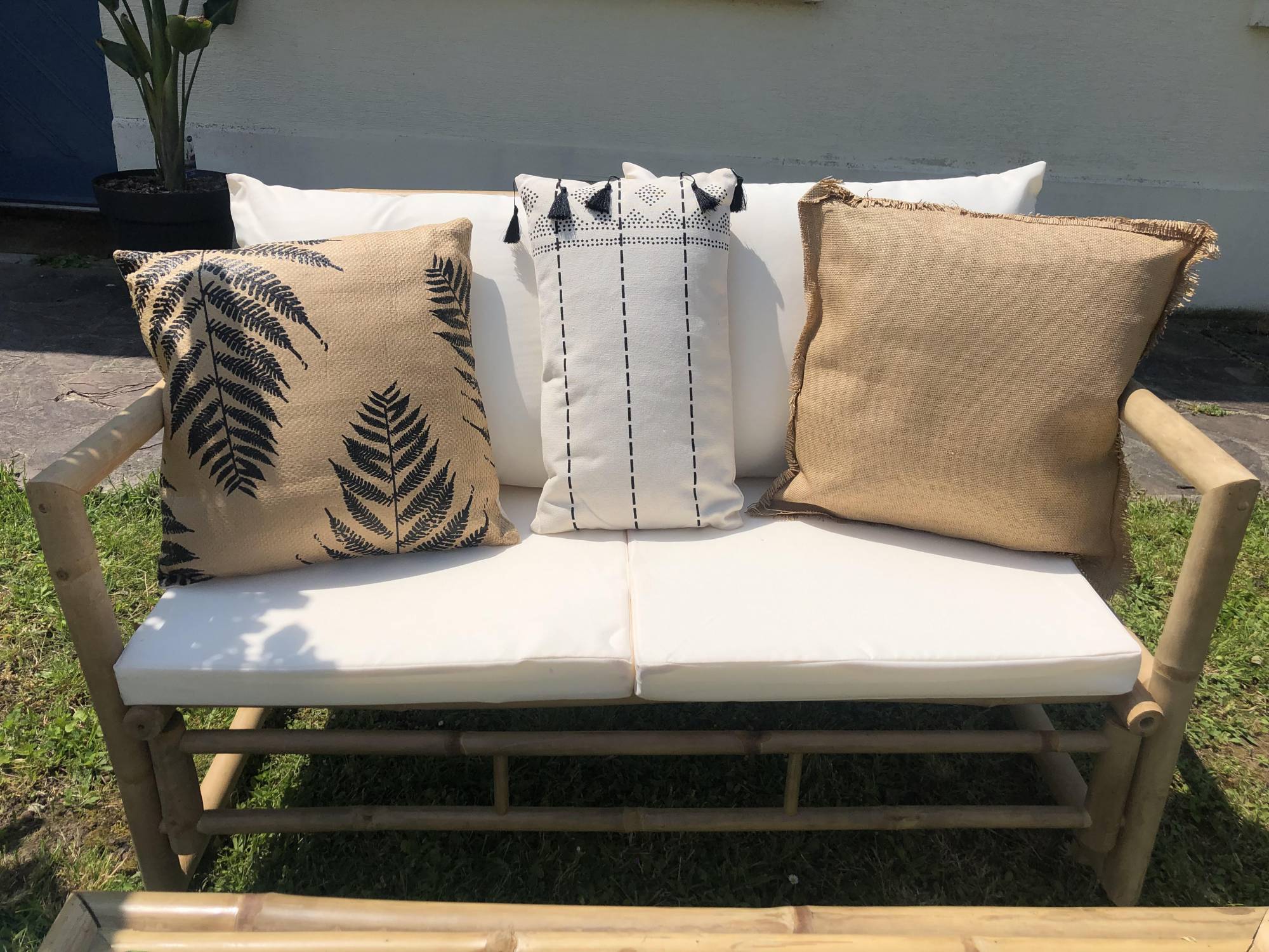 Location de Coussin Toile de Jute 45x45cm