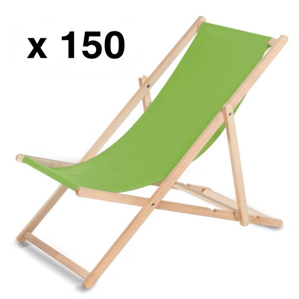 Location pack de 150 transats verts dans le Val-de-Marne 94