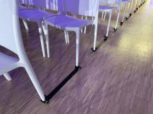 Location de barre inter-rangée Universelle pour chaises pliantes et empilables 