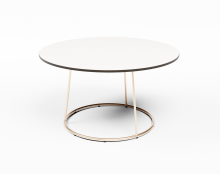 Table basse design à louer dans le 91 : la table basse Ruby plateau blanc