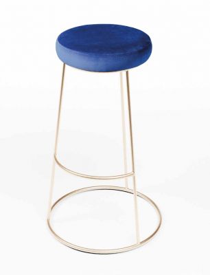 Chaise Haute en velours bleu pour conférence d'entreprise à Versailles 78