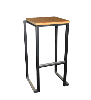 Tabouret de bar noir en location