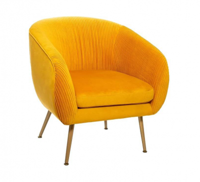 Location de Fauteuil Amélie Jaune pour soirée d'entreprise à Paris